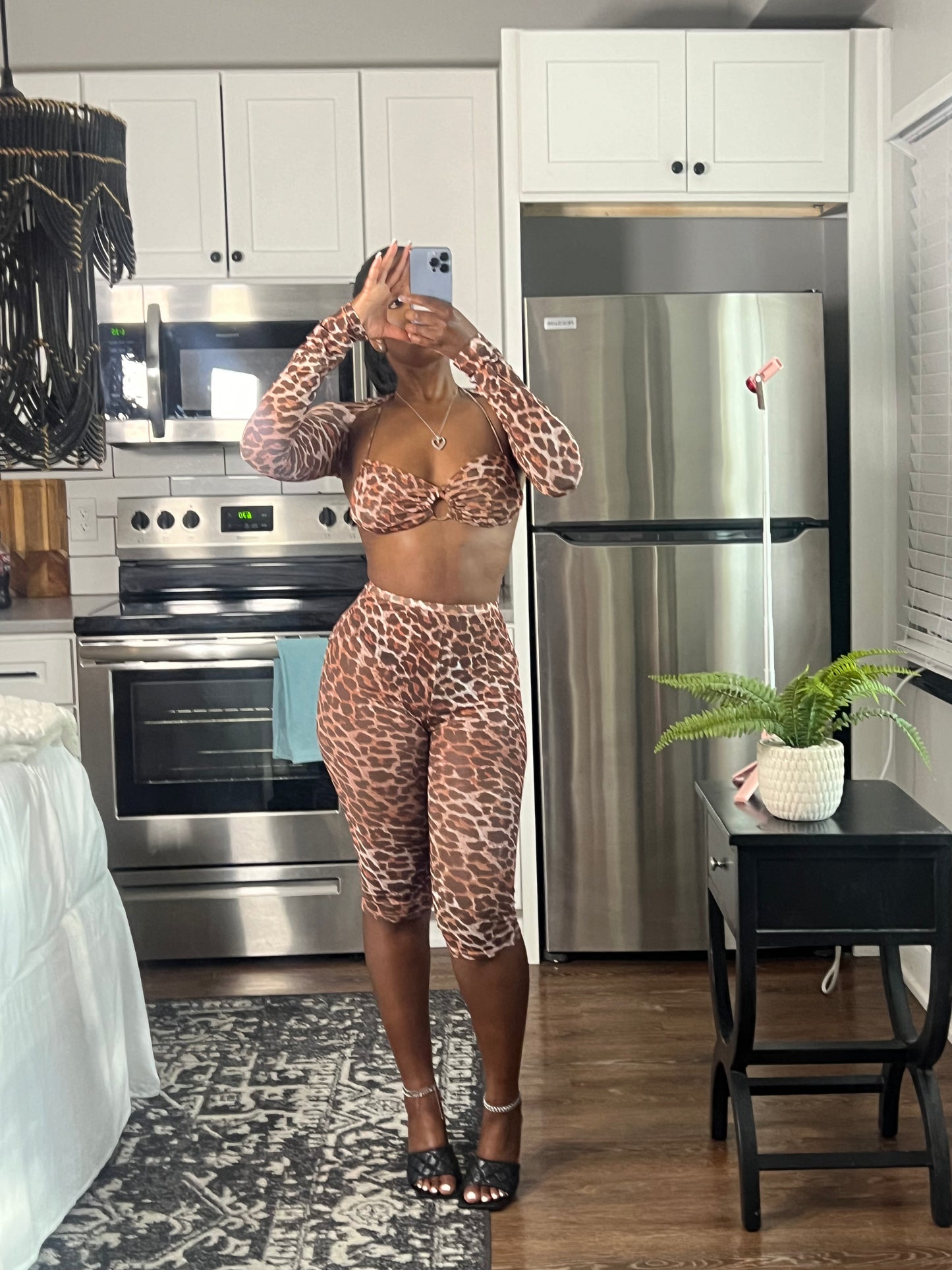 Leopard baddie 3 piece set